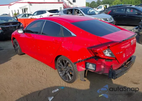 2020 Honda Civic Sport from USA, damaged, VIN 2HGFC2F86LH534244